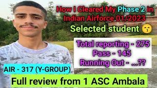 Airforce phase 2 ambala review  How I cleared my phase 2 in indian airforce #fyp  #indianairforce