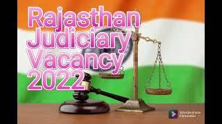 Rajasthan Judiciary Notification 2022 #rjs #judiciary #law #judge