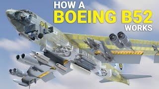 B52 Bomber Boeing Plane  How it Works US Airforce Bomber