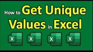 Excel Magic Uncover Unique Values with Ease in Excel  Excel Tutorial
