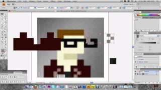 How to make an 8bit avatar in adobe illustrator.