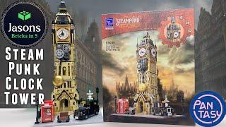 Pantasy  Steampunk Clock Tower Park  Set 85008 Review  An Impressive Looking Build with Movement