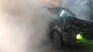 SWAP BMW E30 TURBO CRAZY BURNOUT