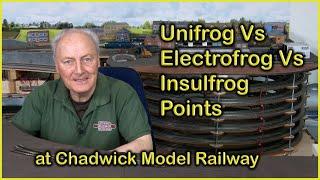 PECO UNIFROG Vs Electrofrog Vs Insulfrog Points at Chadwick Model Railway  219.