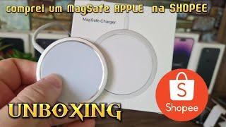 Comprei um MagSafe APPLE na SHOPEE UNBOXING