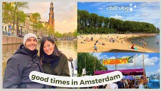 GOOD TIMES IN AMSTERDAM  start of summer 2022 vlog