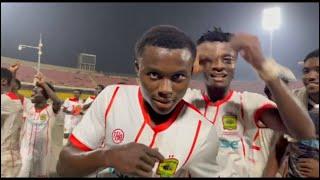 Asante Kotoko Players Crazy Celebrations after Beating Hearts to win Democracy Cup