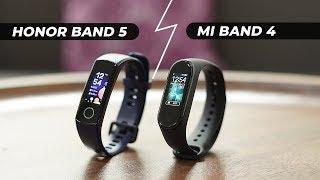 Honor Band 5 vs Mi Band 4 Best Budget Fitness Band?