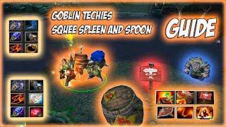 Goblin Techies Squee Spleen and Spoon Guide  Как правильно играть на минёре? Ответ тут  