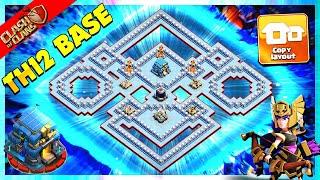 NEW STRONGEST Town Hall 12 TH12 Trophy Base TH12 With CopyLink 2022   Clash Of Clans #528