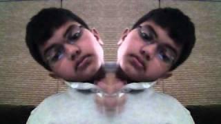 Hillarious indian kid fooling with webcam