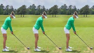 NELLY KORDA GOLF SWING - SLOW MOTION