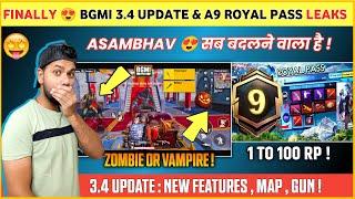 FINALLY  A9 Royal Pass  Bgmi 3.4 Update  Pubg 3.4 Update  Bgmi A9 Royal Pass  Bgmi Update