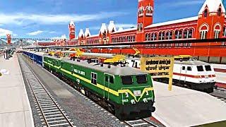 Indian Train Simulator - Custom - Chennai to Bangalore WAG-9 Double Heading - Deccan Odyssey