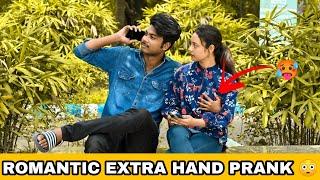 Romantic Extra hand Prank On Cute girl  Part 7  Extra hand prank  With twist  Its a_SRS_Prank