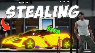 Stealing ANIMATED SUPERCAR sa Cardealer sa GTA 5