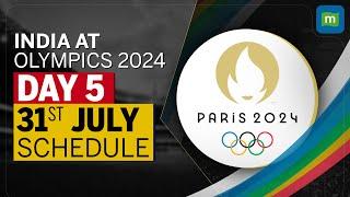 India At Paris Olympics 2024 Full Schedule Of Medal Events And Fixtures On July 31