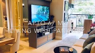 Apartamento de 67 m2 no Living Wish Panamby