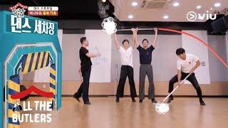 Mop-dancing  with Shin Sung Rok Lee Seung Gi & Lee Sang Yoon  All the Butlers EP85 ENG SUBS