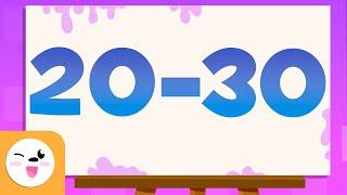 Devine les numéros de 20 à 30 - Apprends à écrire et à lire les numéros de 1 à 100
