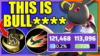 Why is WISH UMBREON allowed to HEAL over 100000?  Pokemon Unite