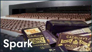 The Real Willy Wonka Inside Cadbury Chocolate Factory  Chocolate Secrets  Spark