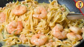 Easy Shrimp Pasta with Garlic & Parmesan - Such a Tasty Pasta
