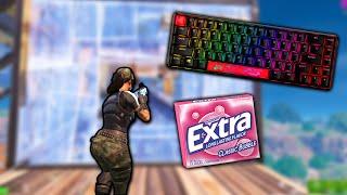 ASMR Sweaty Fortnite Gum Chewing Whispering and Keyboard Sounds