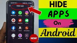 How to Hide Apps on Android Phone 2024  New Process