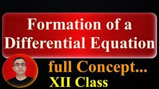 formation of a differential equation whose general solution is given Class 12 MathsR B Classes