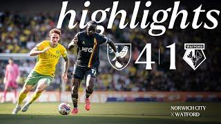 Norwich City 4-1 Watford  Short Highlights