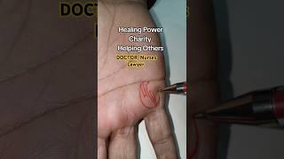 Healing power lines #palmistry #palmist #handreading #doctor