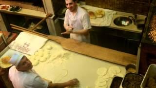 Making Turkish bread in Istanbul