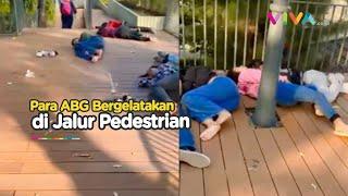 ABG Citayam Fashion Week Tidur Ngemper di Jalan