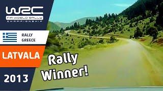 LATVALA Onboard WRC Acropolis Rally Greece 2013. Jari-Matti Latvala Rally Onboard  Polo R WRC