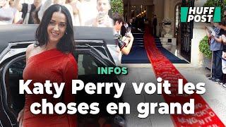 Avec cette robe Katy Perry voit les choses en grand pour son nouveau single Womans World