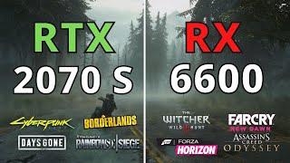 RTX 2070 SUPER VS RX 6600 - TEST IN 1080p 1440p