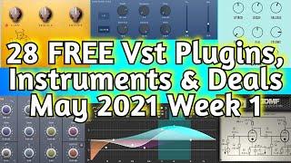 28 NEW Best FREE Audio VST PLUGINS Instruments & MEGA DEALS - May 2021 Week #1 - amnerhunter.com