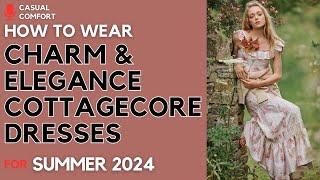 Cottagecore Dresses Embrace Whimsical Charm & Timeless Elegance  2024 Fashion Trends