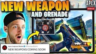 NEW WEAPON + GRENADE in SEASON 2 Apex Legends Mobile