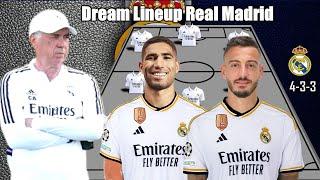 DREAM TEAM OF REAL MADRID Predicted Lineup With Transfers  REAL MADRID Transfer News