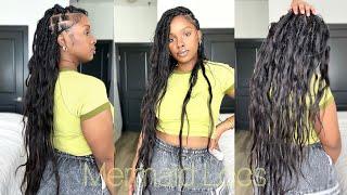 Faux Mermaid Locs Inspired by Glolocs