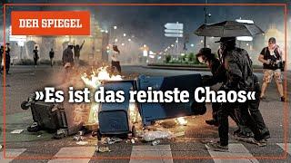 Wahl in Frankreich Heftige Proteste gegen Rassemblement National  DER SPIEGEL