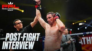 Brendan Loughnane Sioux Falls Post Fight Interview  2024 PFL Regular Season