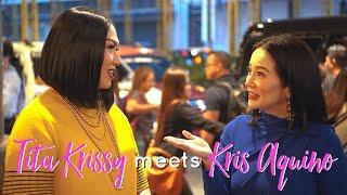 Tita Krissy Achino Meets Kris Aquino  The Grand Eye Ball of the Year