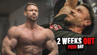 Letzte Push Einheit vor Vegas  2 WEEKS OUT + Olympia Shirt Drop