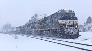 Amazing Winter Snow Trains