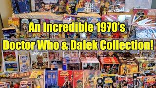 A MIND-BLOWING - Vintage 1970s - DOCTOR WHO + DALEK - Merchandise Collection