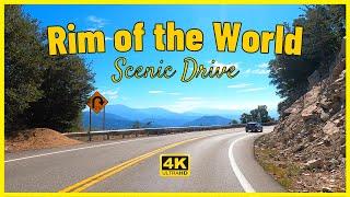 Driving Rim Of The World Scenic Byway - California State Route 18 - Scenic  4K UHD 60 fps