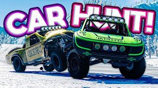 CAR HUNT On EXTREME Winter Map   BeamNG Drive